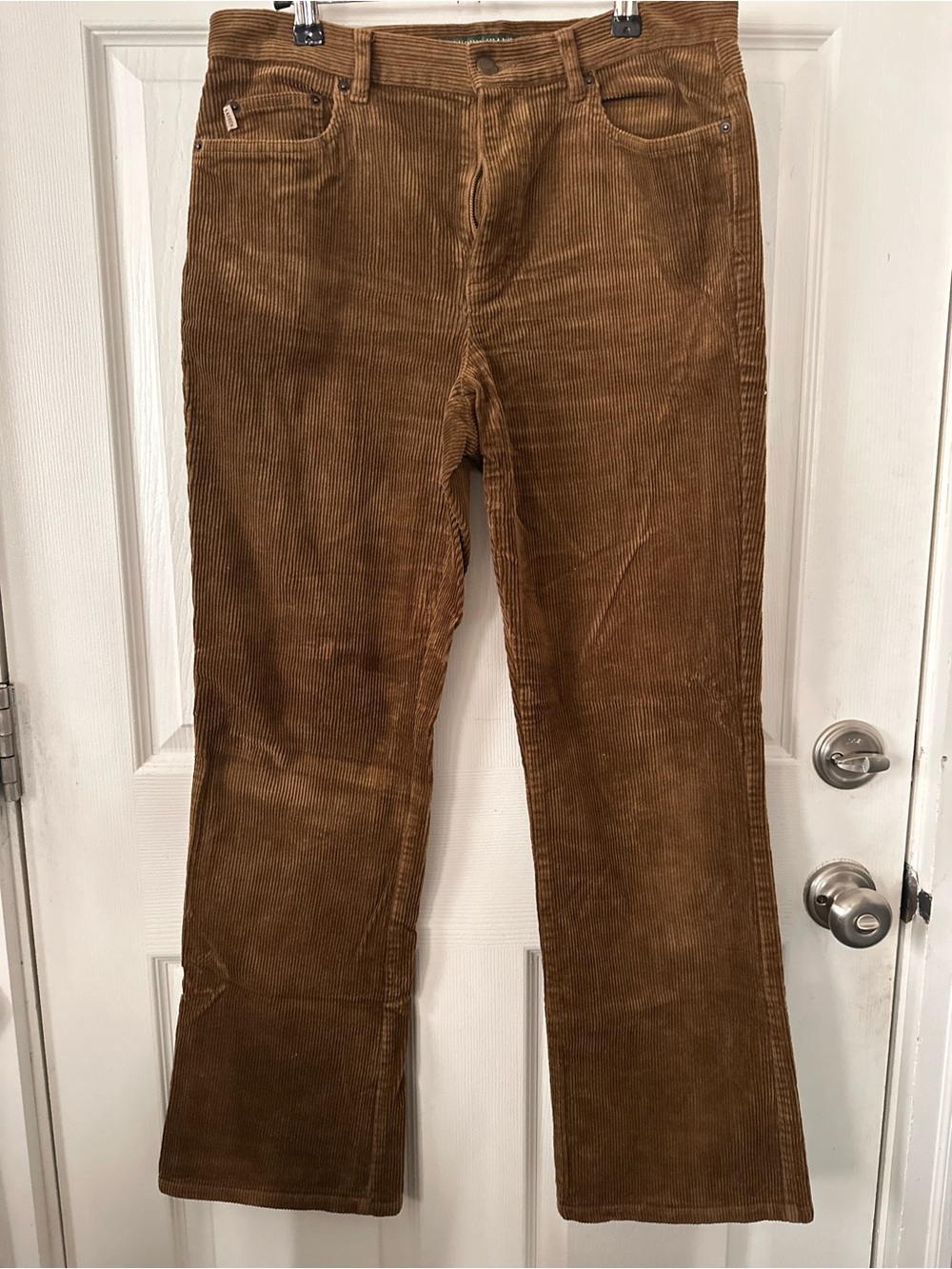 Lauren Ralph Lauren Women's Straight-Leg Corduroy Jeans in Brown